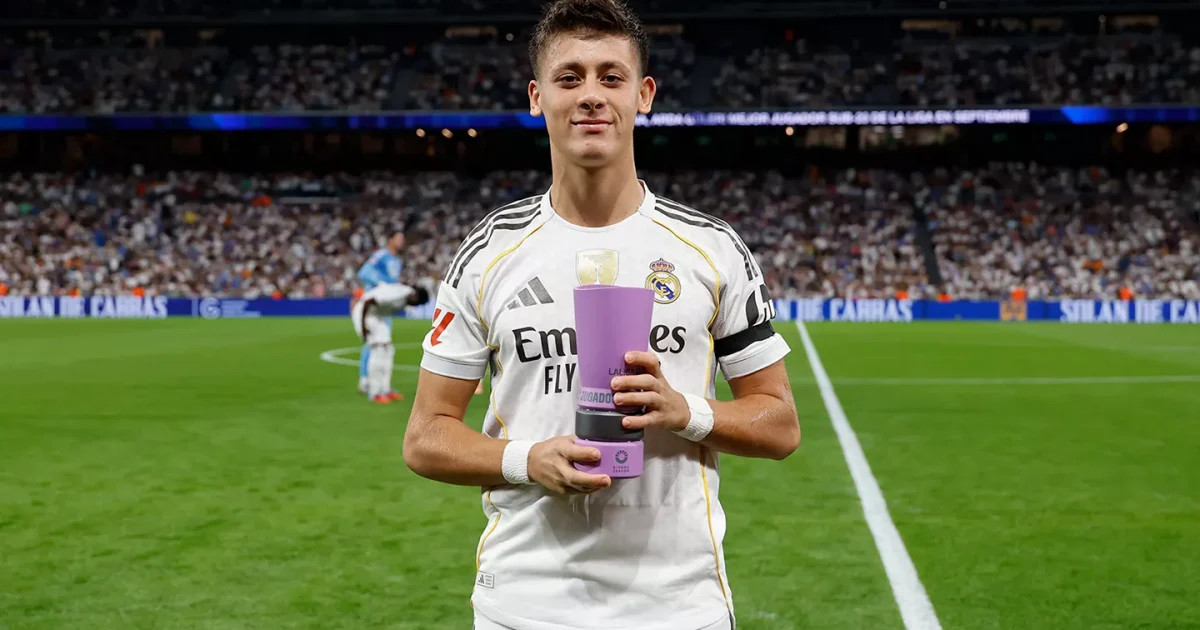 Real Madrid's Güler named 2025/26 Champions League Breakthrough Player