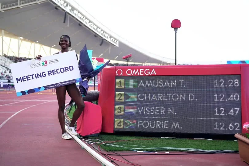 Tobi Amusan Wins in Rabat and Breaks Meeting Record
