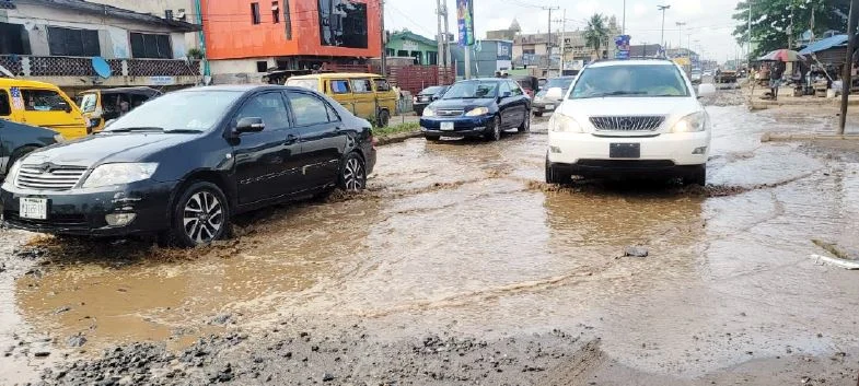 Residents and Drivers Cry Out Over Bad Road in Lagos
