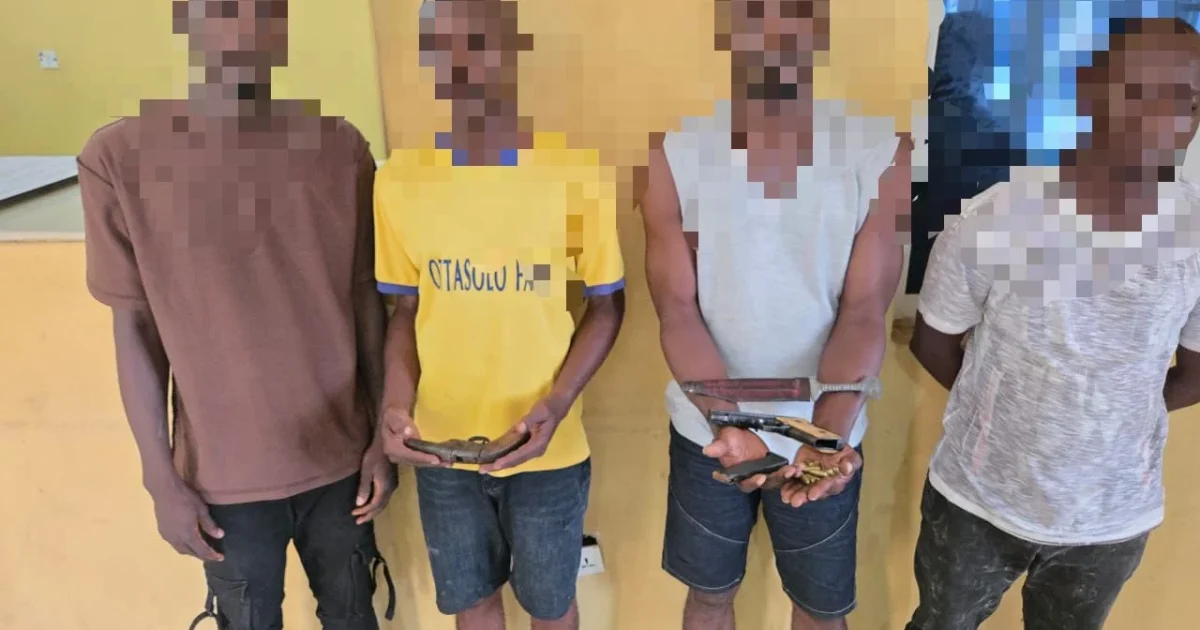 Police Nab Four Suspected Cultists, Seize Weapons in Lagos