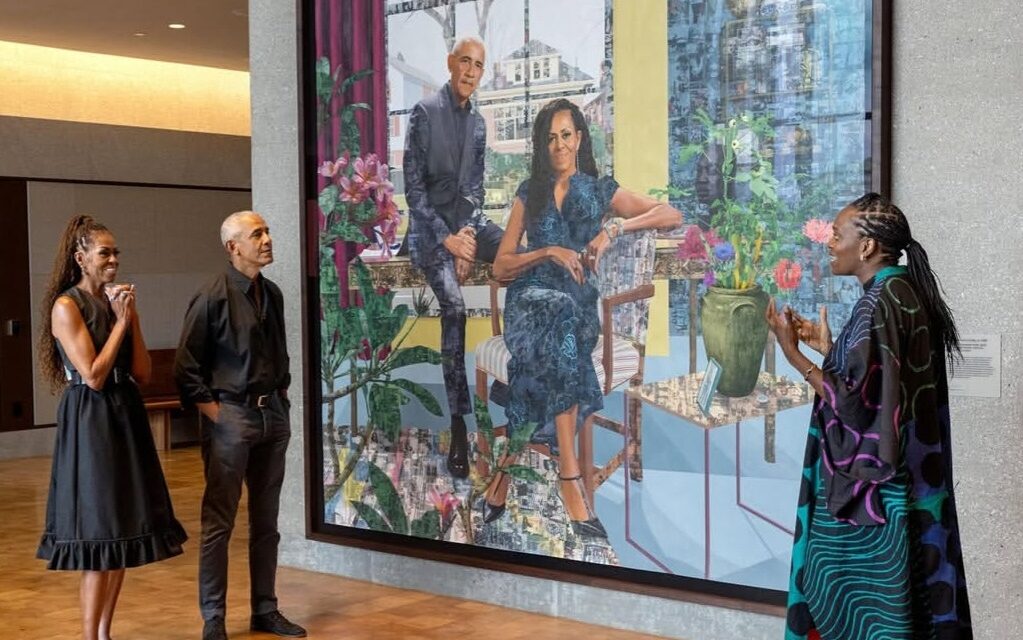 Nigerian Artist Njideka Akunyili-Crosby Paints Obama and Michelle's Portraits for Presidential Centre