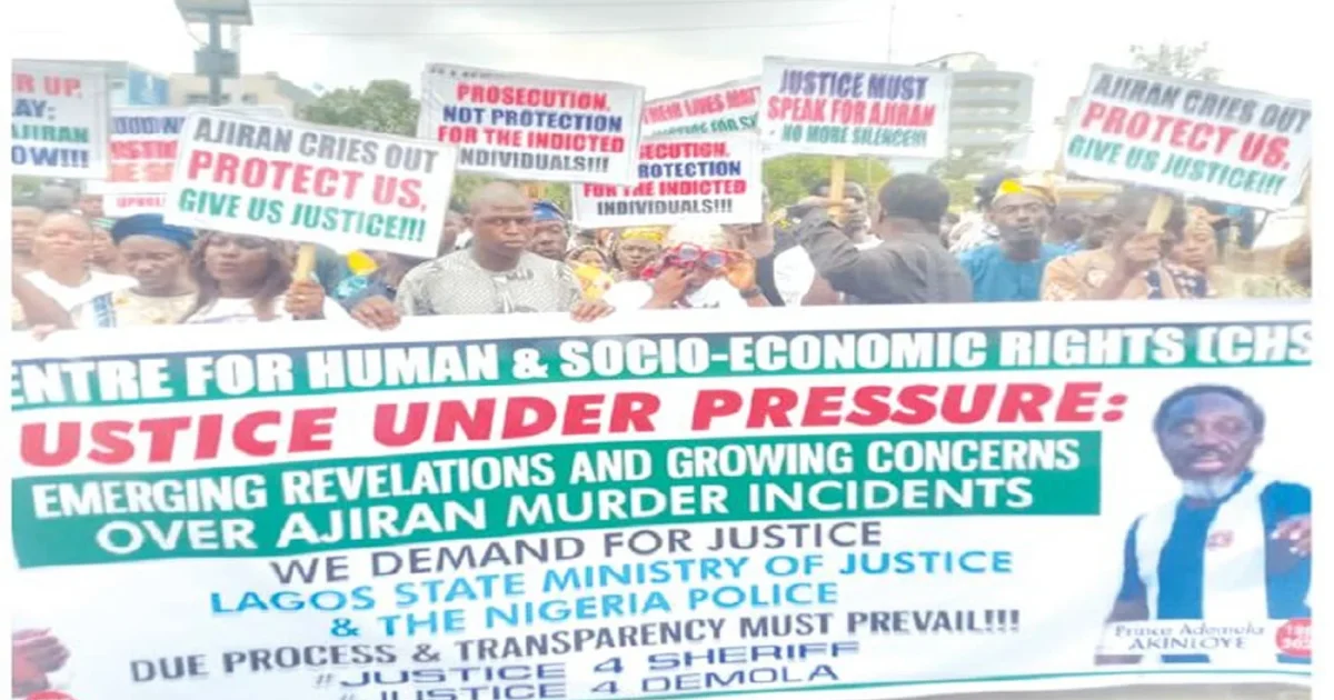 NGO calls for protection of justice in Lagos murder trial