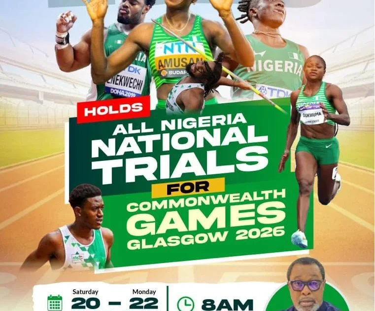 Nigeria sets dates for Commonwealth Games trials