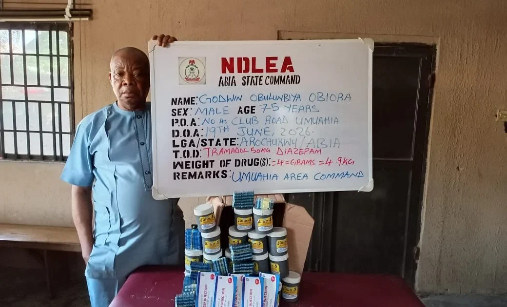 Two Old Men Arrested for Selling Drugs to Students in Abia