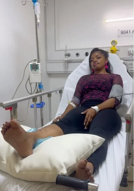 Actress Omeche Oko injured in motorcycle accident on film set