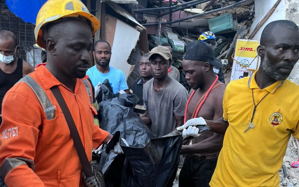 Building Collapse in Lagos Claims Eight Lives