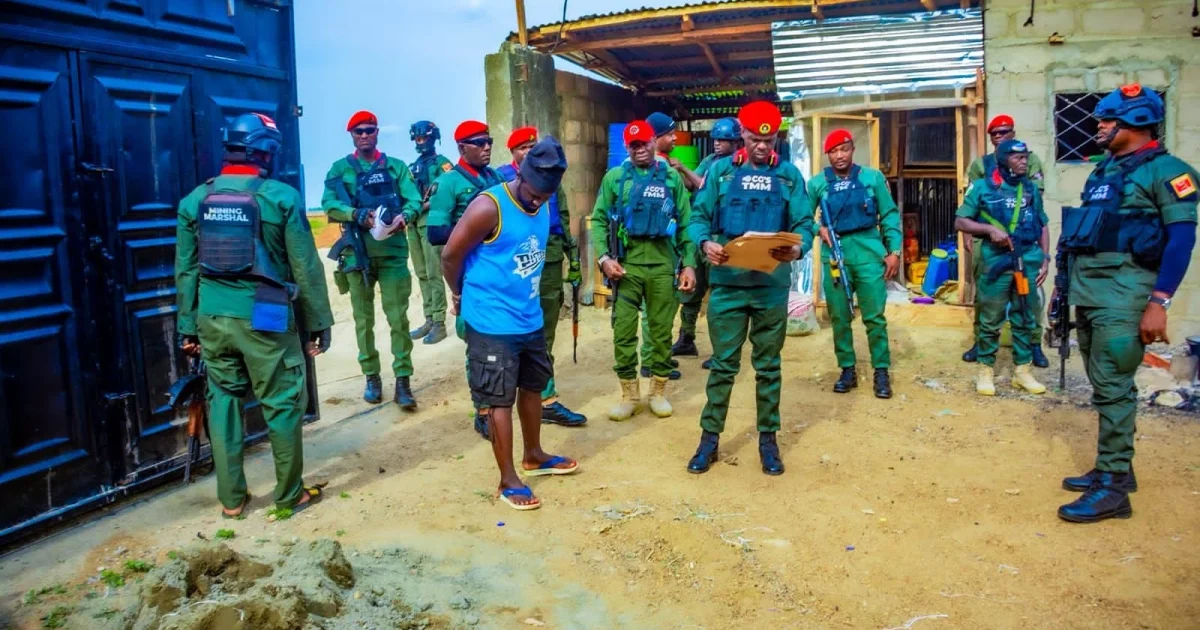 NSCDC shuts down seven illegal mineral sites in Niger, arrests four
