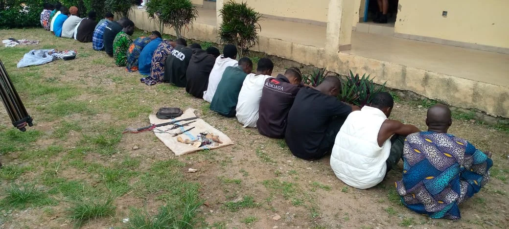 Osun Police Arrest 24 Suspected Thugs and Cultists