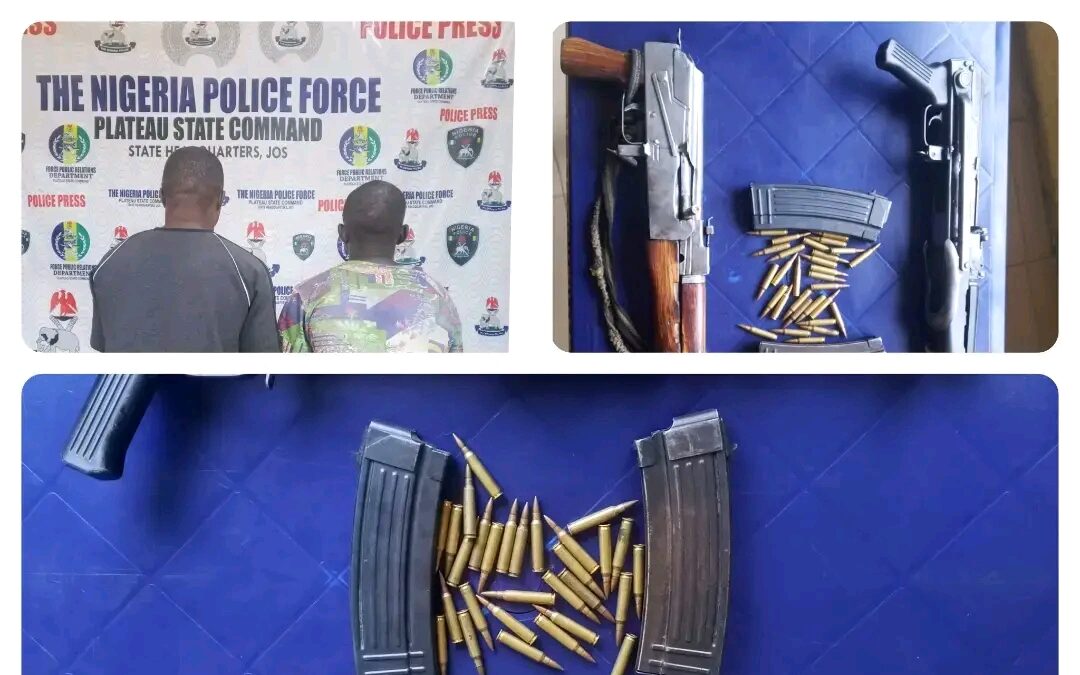 Police nab two for illegal guns in Plateau