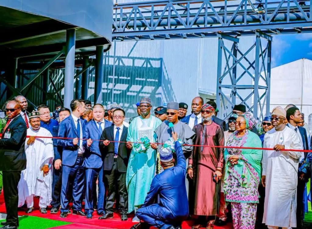 Tinubu opens lithium plant in Nasarawa, supports local mineral processing