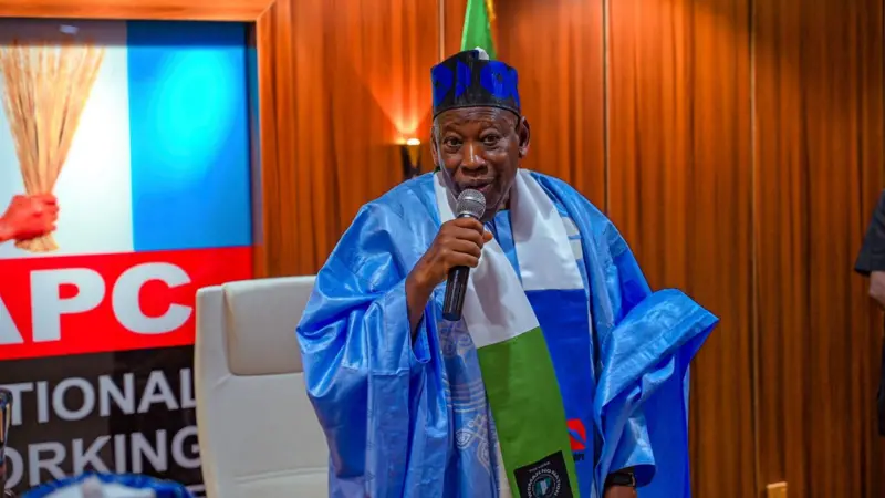 Ganduje calls defection posters false and misleading