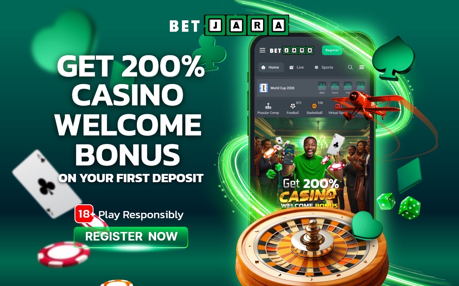 Boost Your Fun with Betjara's 200% Welcome Bonus