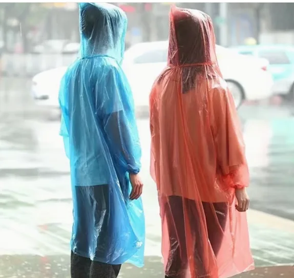 Lagos Residents Choosing Nylon Raincoats Over Umbrellas as Rainfall Increases