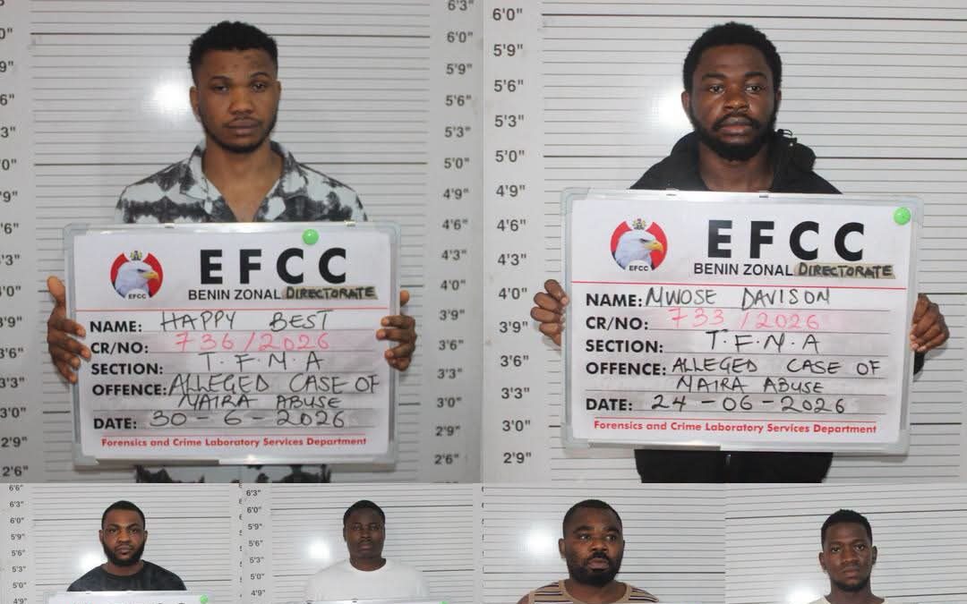 EFCC Convicts 10 People for Naira Misuse