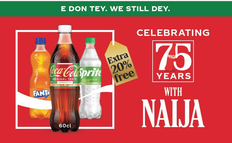 Coca-Cola Introduces New 60cl Bottles to Mark 75 Years in Nigeria