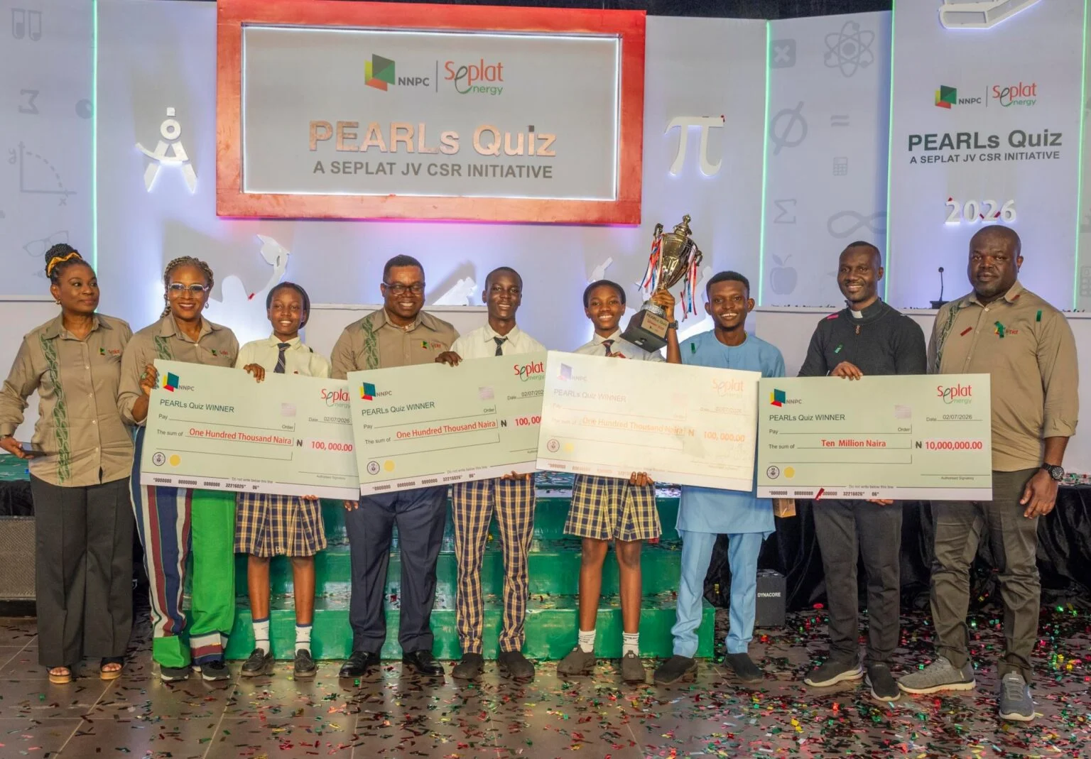Three schools excel at NEPL/Seplat PEARLs quiz, win N18m grants