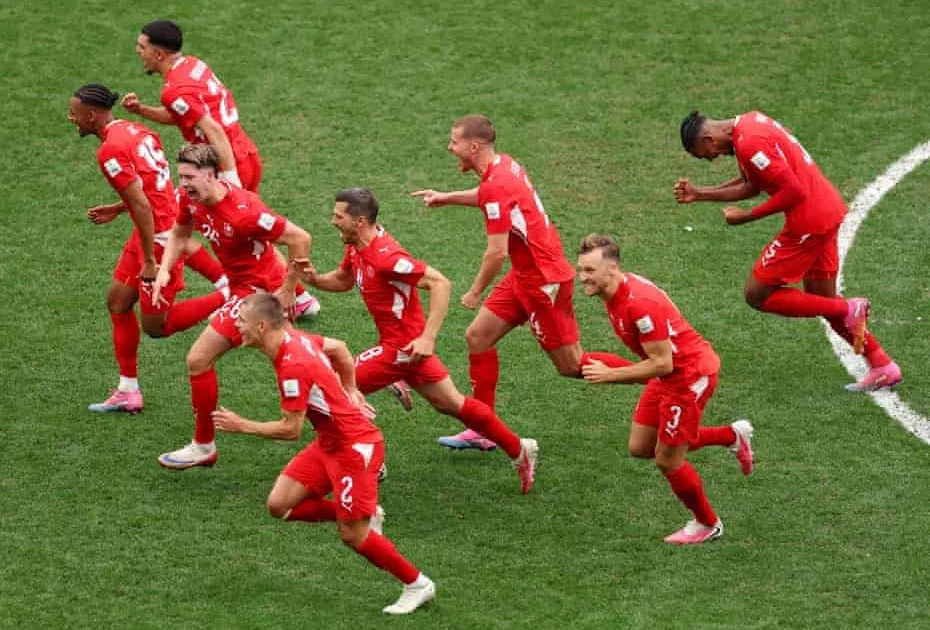 Switzerland wins against Colombia in tense penalty shootout