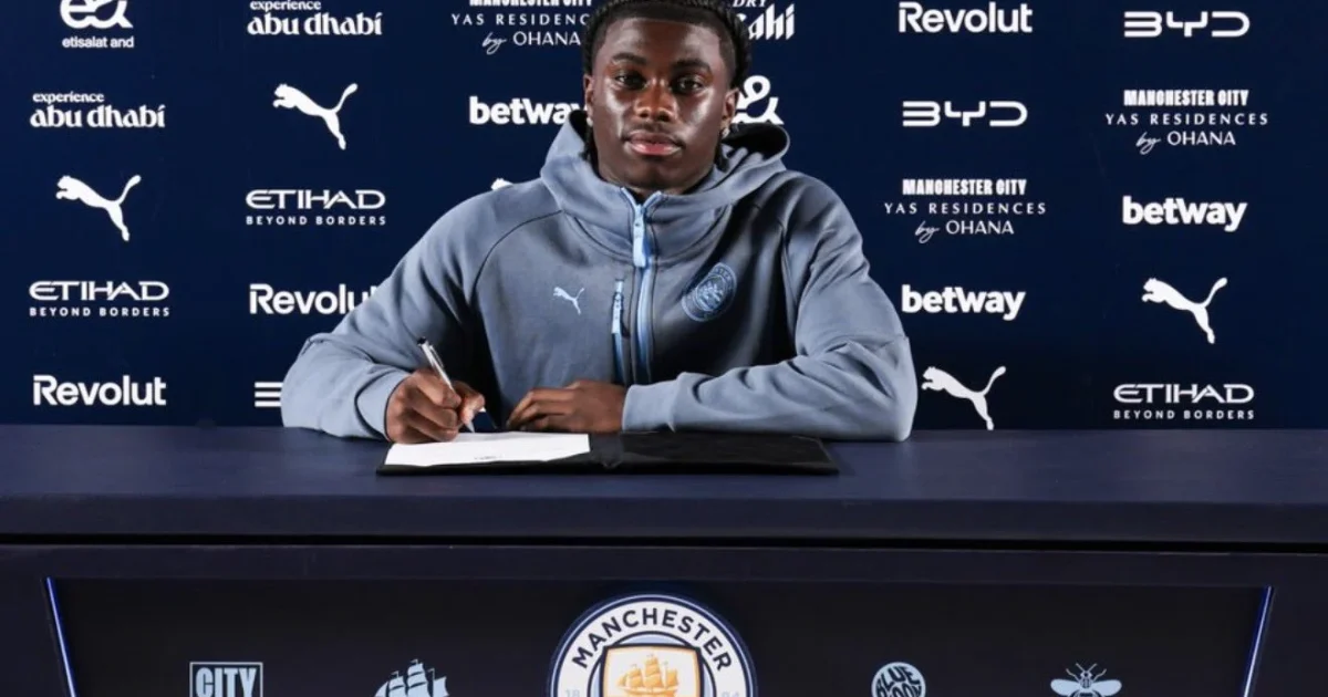 Manchester City signs young winger Monga on five-year contract