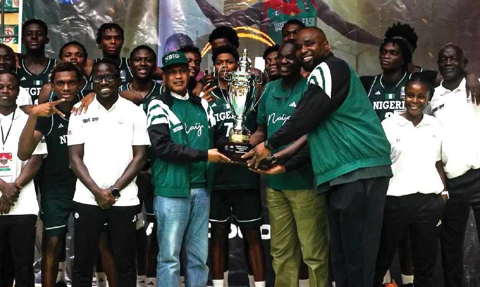 Nigeria’s Junior D’Tigers Celebrate AfroBasket Qualification