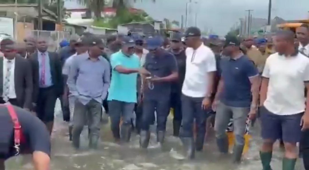 Sanwo-Olu visits Lagos communities hit by floods, assures residents of support