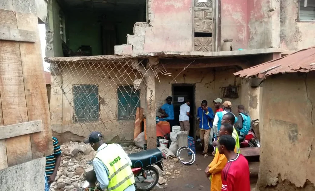 Kwara State Demolishes Dangerous Two-Storey Building