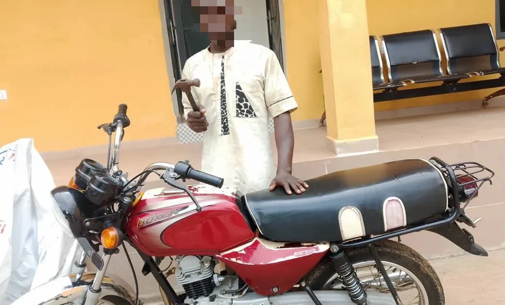 Police nab suspected robber, recover stolen bike in Oyo