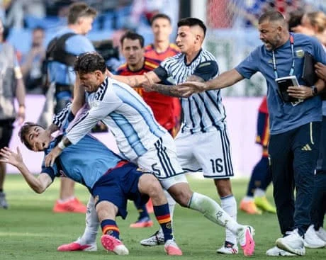 FIFA looks into fight after Spain beats Argentina in World Cup final
