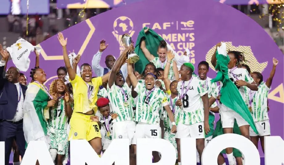 Rita Nwadike Supports Falcons in Their Quest for 11th WAFCON Title