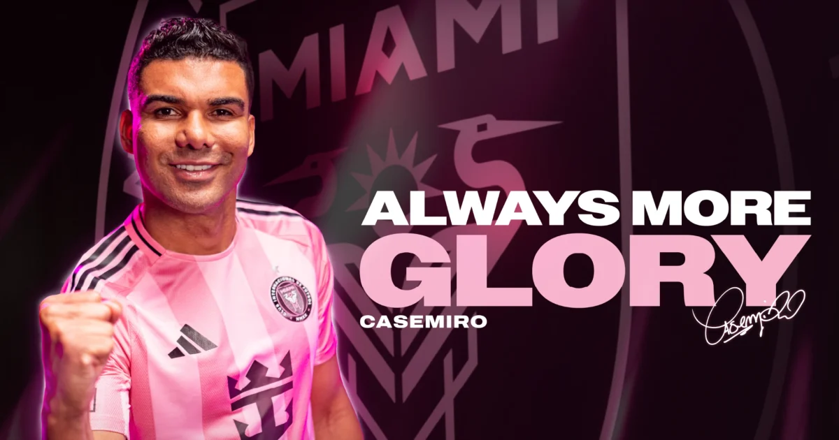 Inter Miami signs Casemiro after leaving Manchester United
