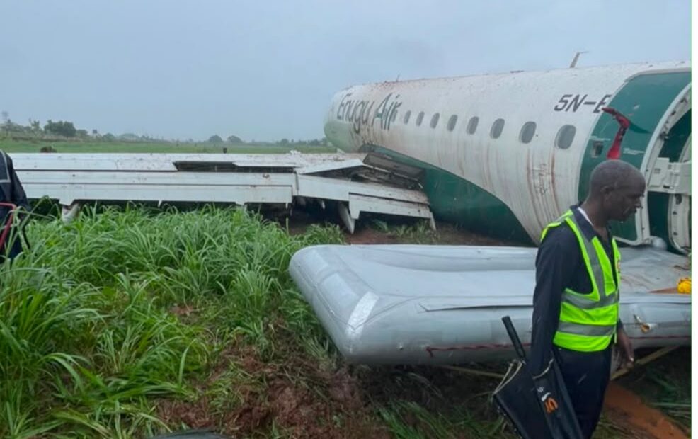Enugu Air plane leaves runway in Benin, no injuries reported