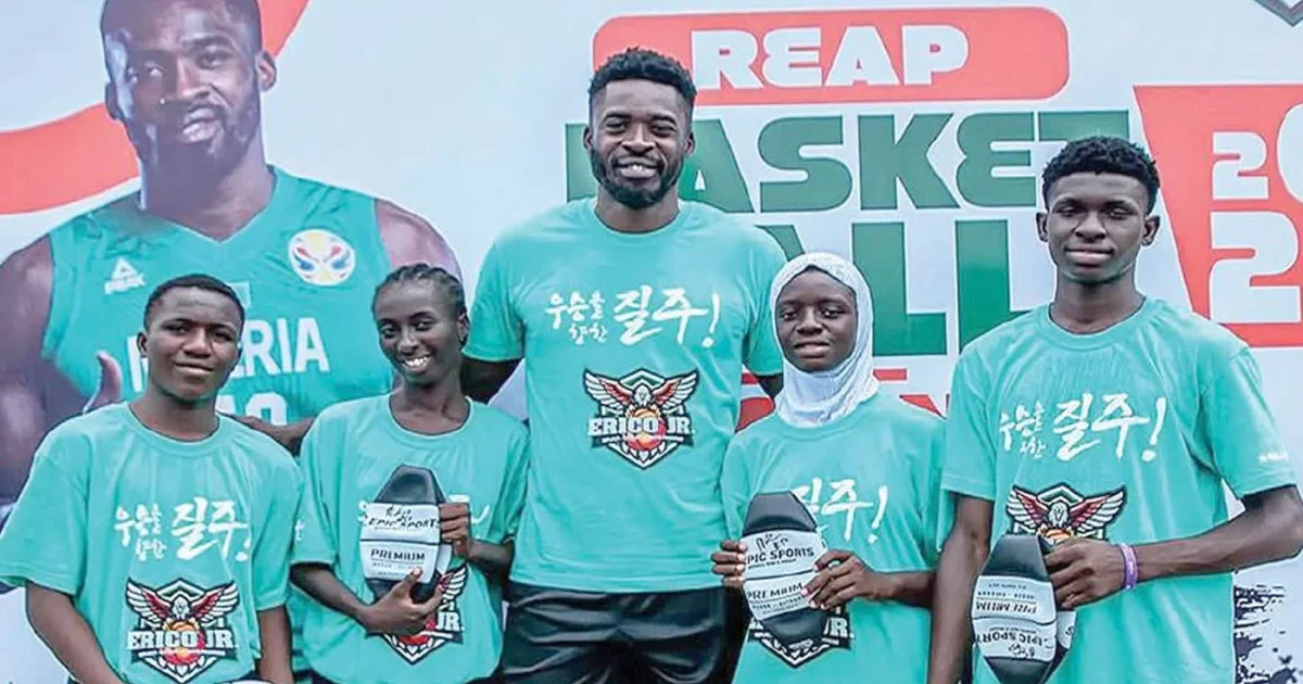 Young talents shine at Michael Eric's basketball camp in Lagos