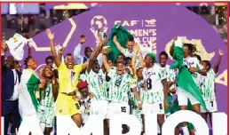Dikko confirms payment of houses and cash to Super Falcons