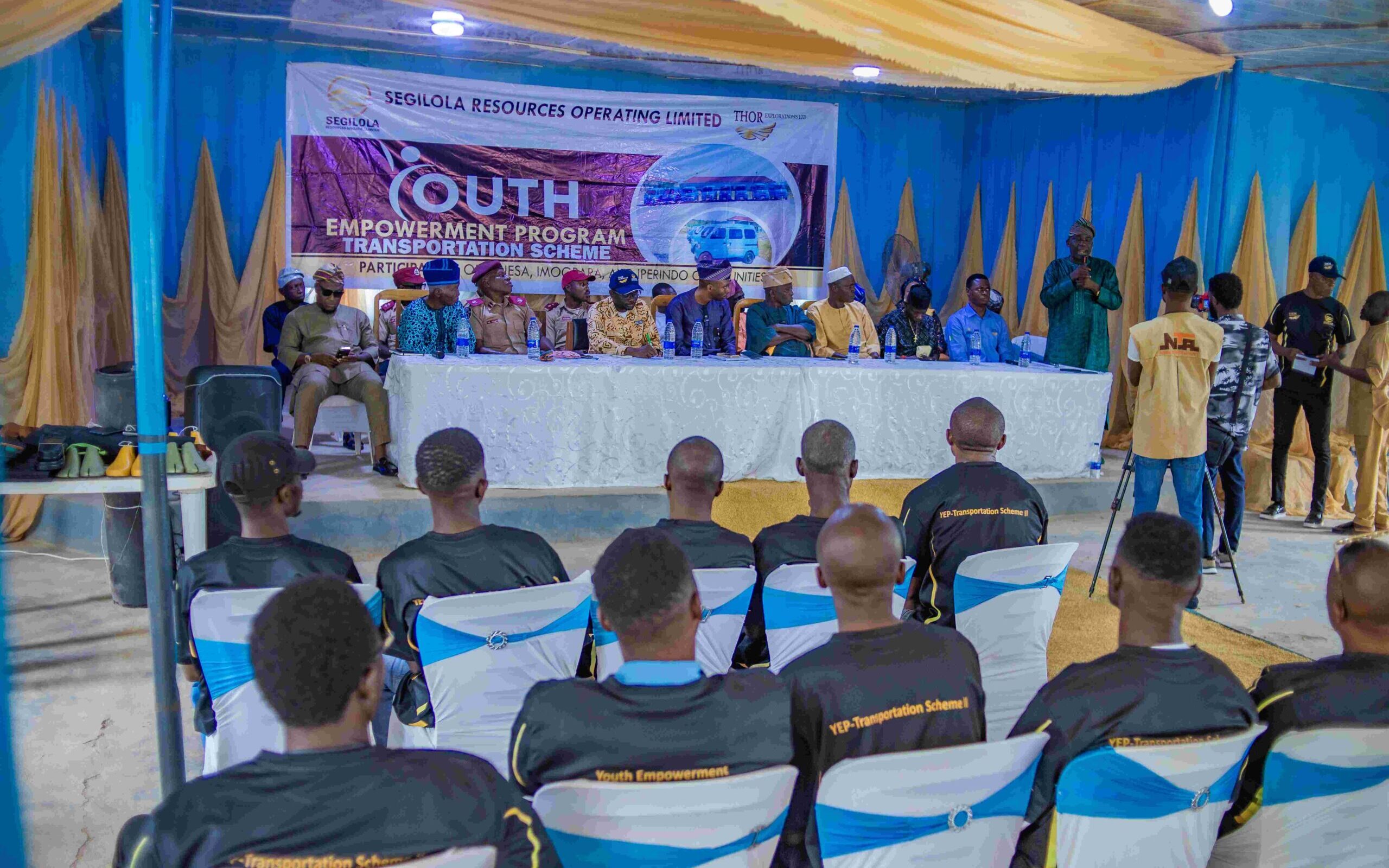Segilola Resources Supports Host Communities with Minibuses and Skills Training