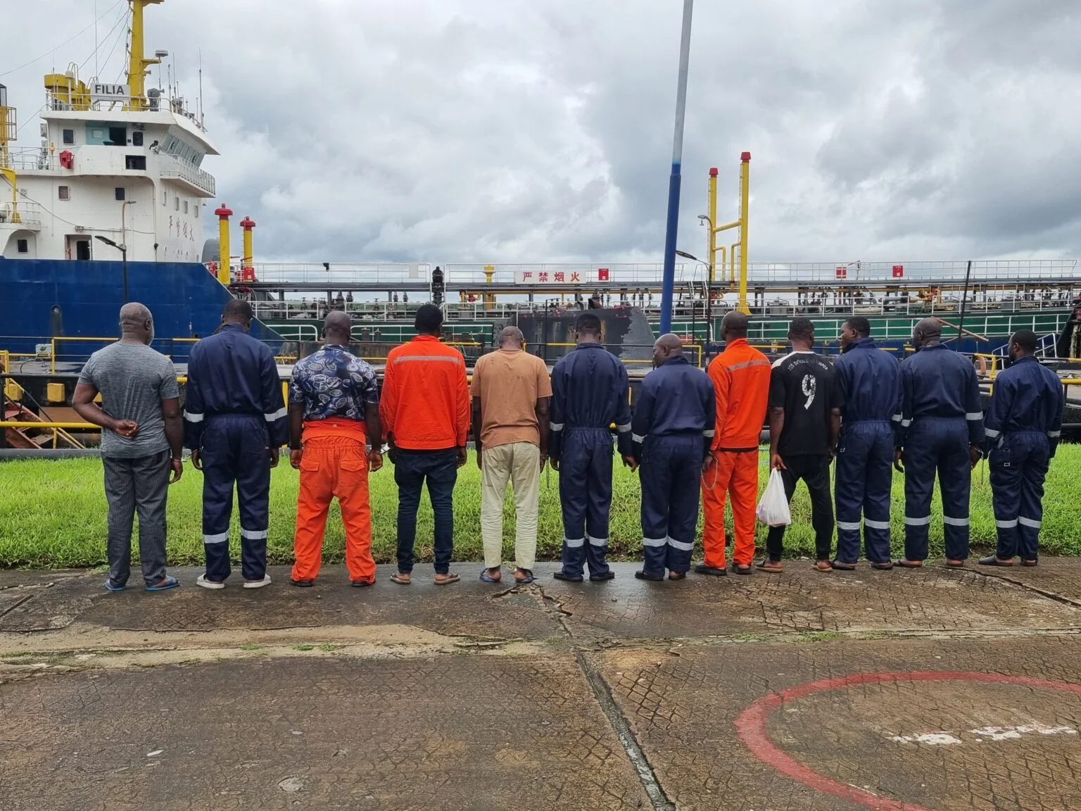 Navy catches tanker with 650 tonnes of stolen crude oil