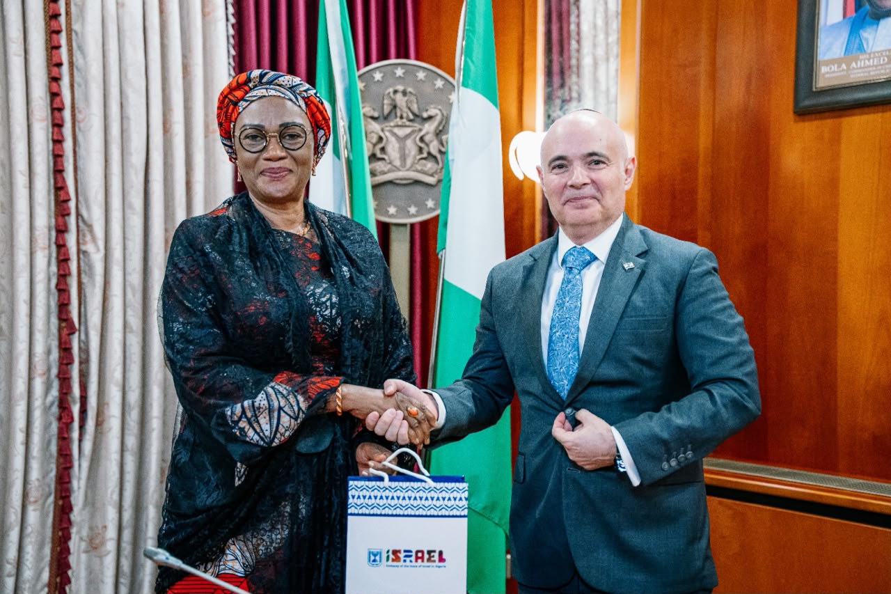Nigeria's First Lady meets with Israeli ambassador