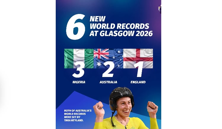 Nigeria Shines at Glasgow 2026 with World Records in Commonwealth Games