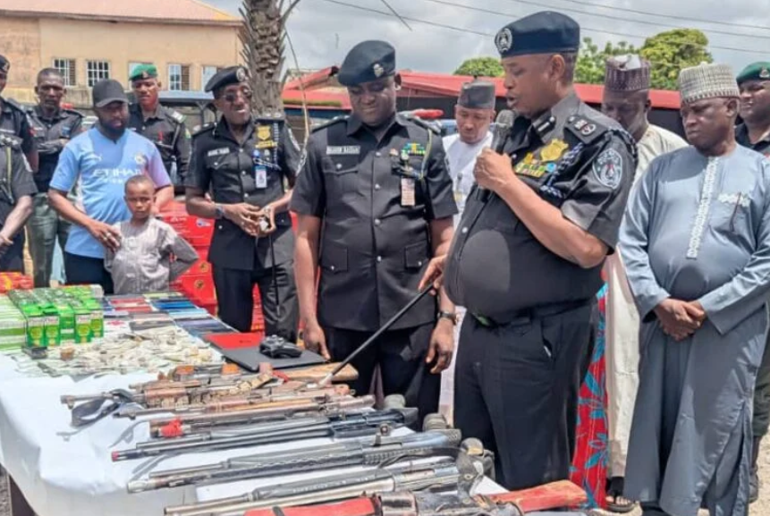 Kaduna Police Arrest 16 Kidnappers, Seize Weapons and Cattle