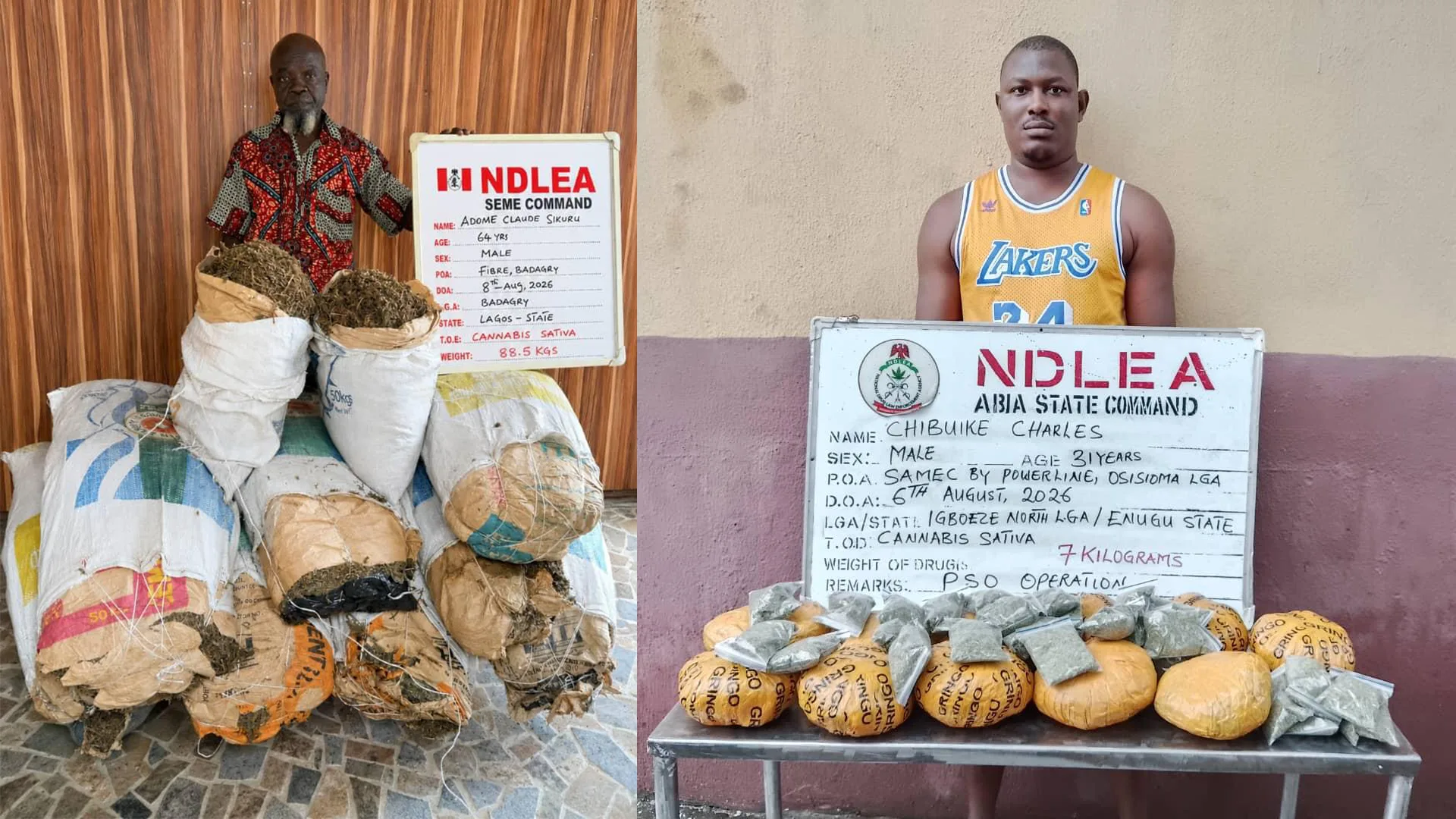 NDLEA catches businessman trying to smuggle cocaine to Italy