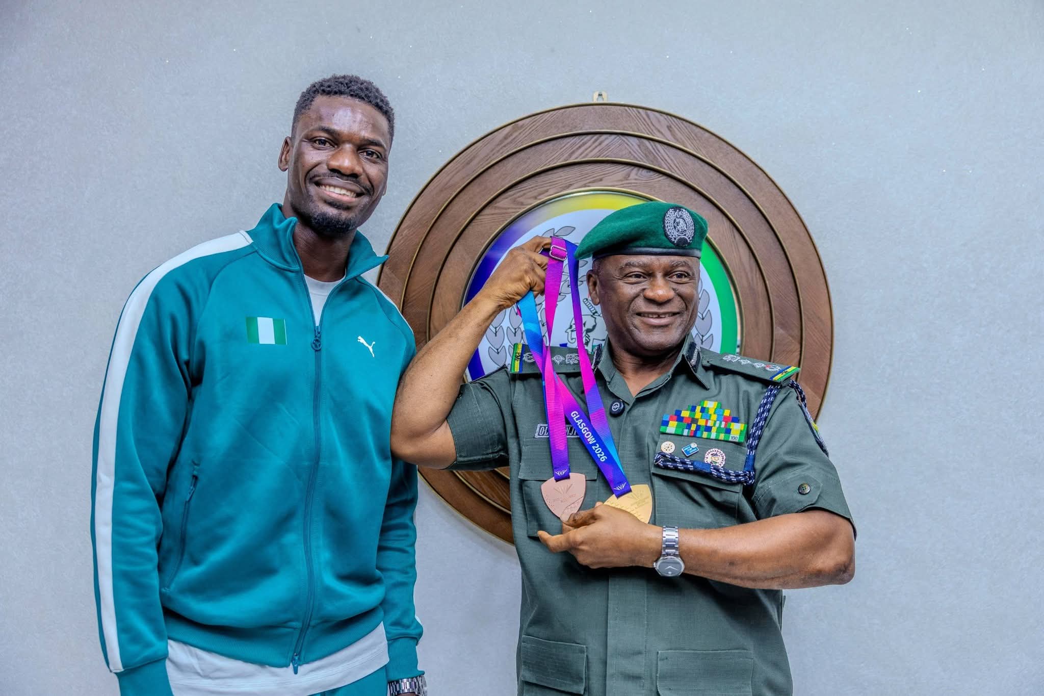 IGP Disu Welcomes Commonwealth Games Champion Ezekiel Nathaniel