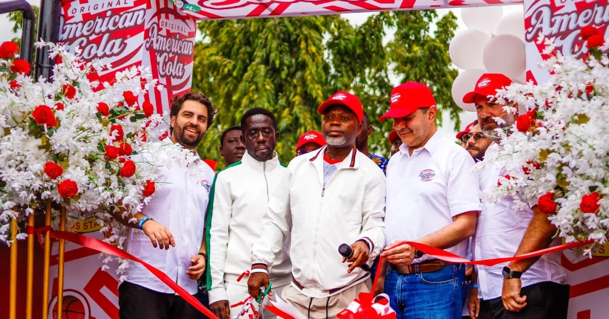 American Cola opens new basketball court in Ilupeju