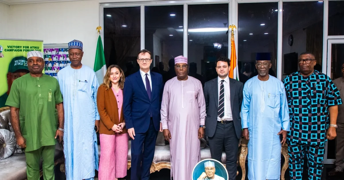 Atiku Hosts UK High Commissioner for Talks