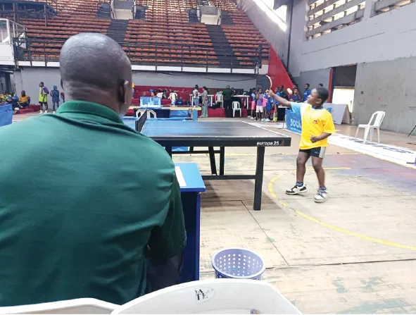 Five-Year-Old Ayomide Omotoso Shines at National U-15 Table Tennis Tournament