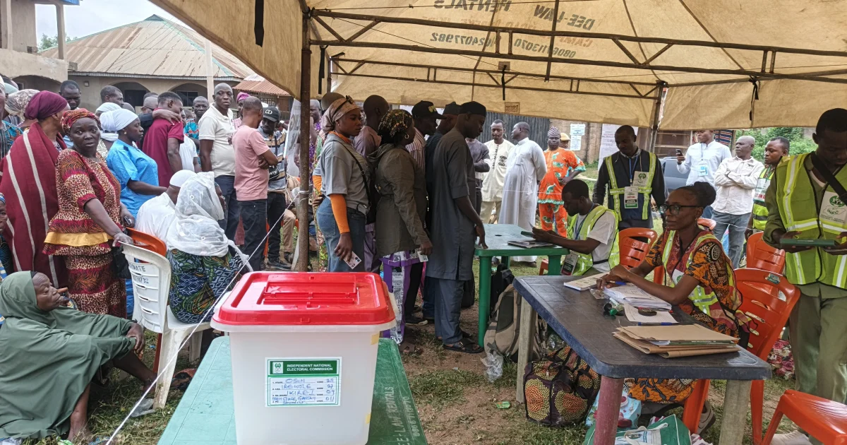 Voters Show Up Big at APC Candidate's Polling Unit