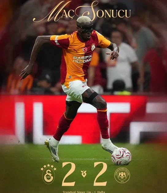 Osimhen sends message to Galatasaray after opening draw