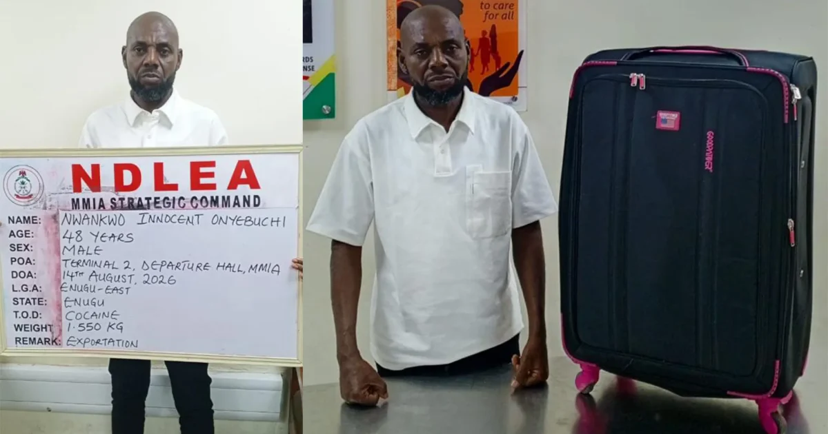 NDLEA nabs businessman with cocaine worth N3.6bn in Lagos