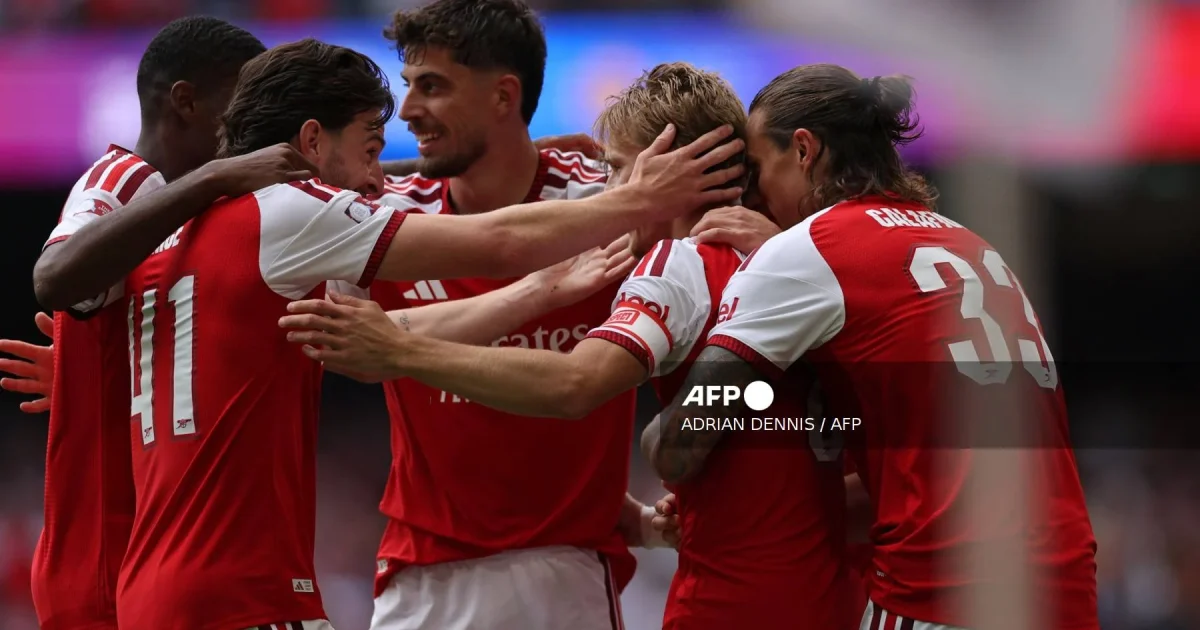 Arsenal beats Man City 3-0 in Community Shield showdown