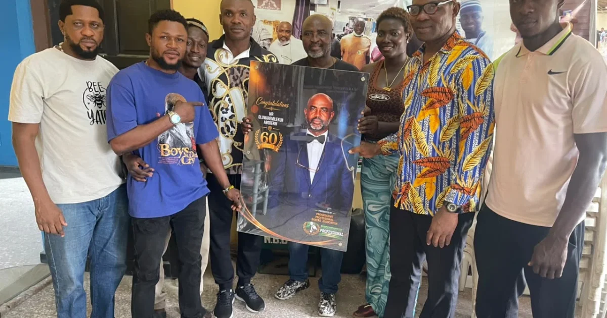 Boxers honor Aboderin as he turns 60