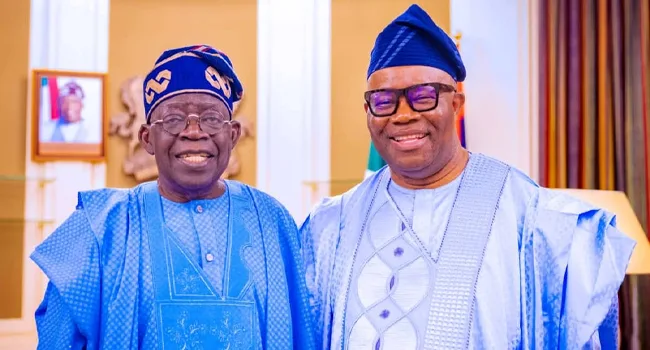 Tinubu Meets Akpabio Behind Closed Doors at Aso Rock