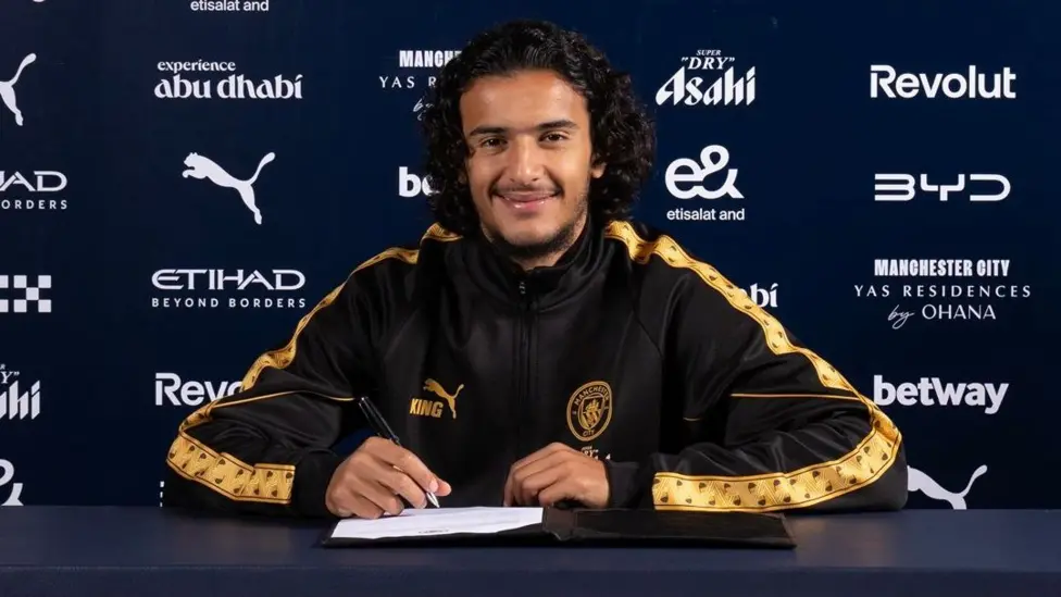 Man City signs young Moroccan midfielder Bouaddi from Lille