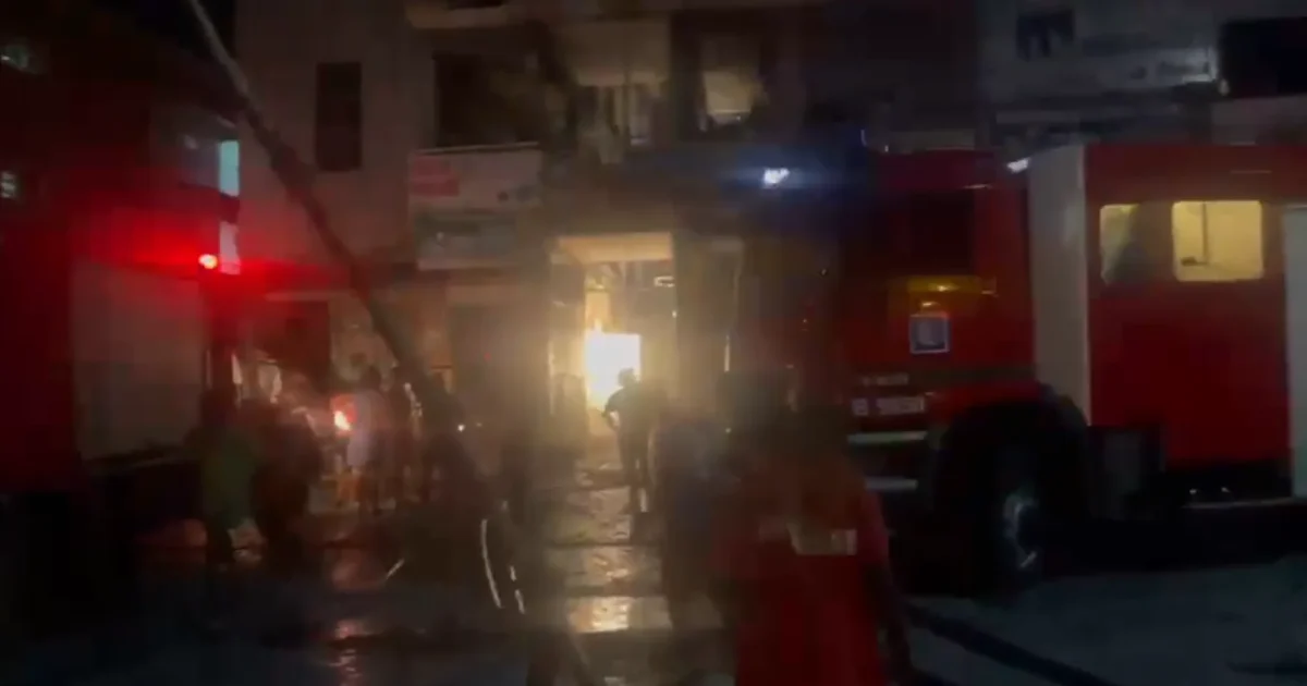 Fire destroys shops at Abuja building materials market